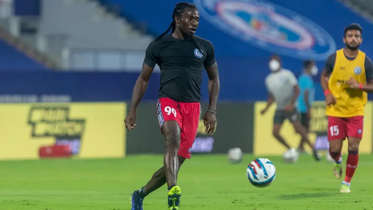 Jamshedpur FC's Daniel Chima Chukwu has scored seven goals so far in nine matches in ISL 2021-22. 