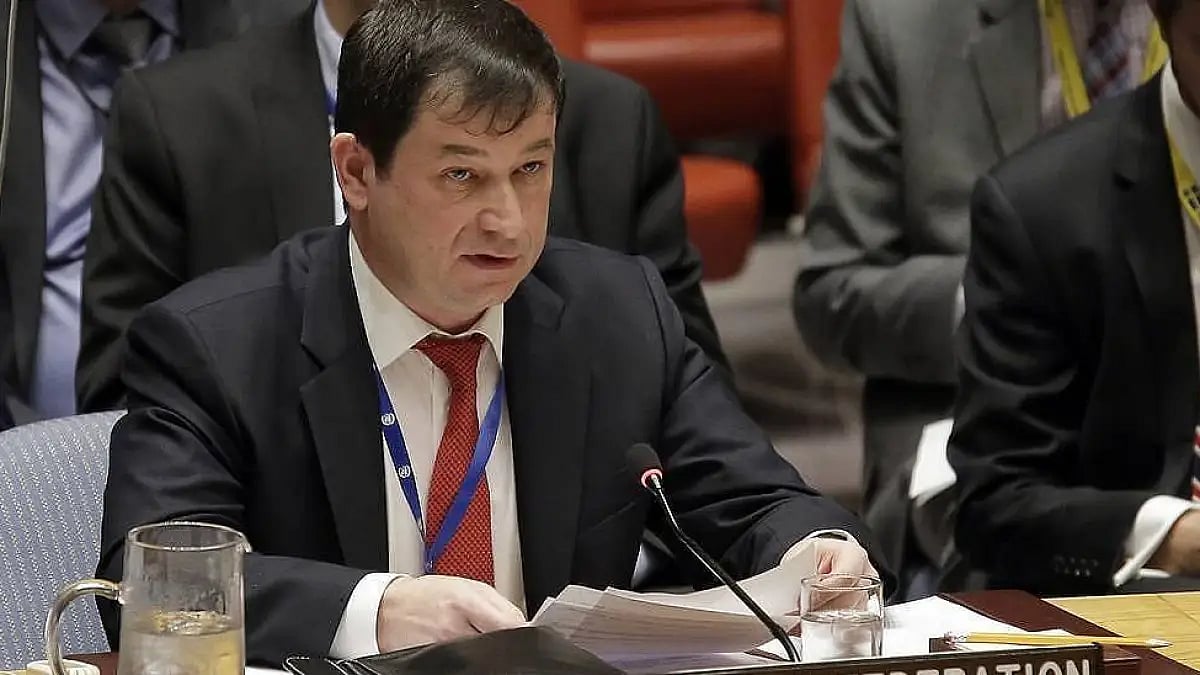 Russia's first Deputy UN Ambassador Dmitry Polyansky