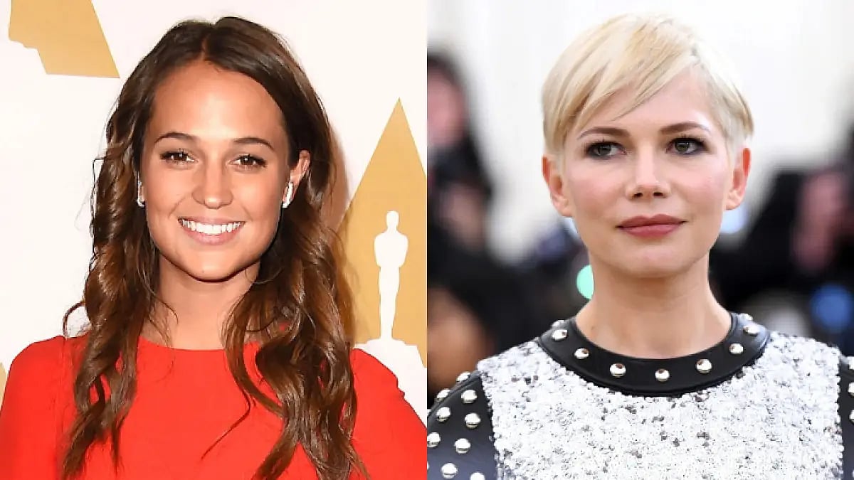 Alicia Vikander (Left) and Michelle Williams (Right)