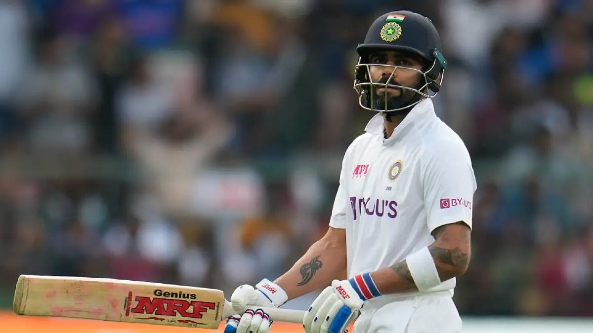 Virat Kohli needed 43 runs in the second Test against Sri Lanka to keep his average above 50. 