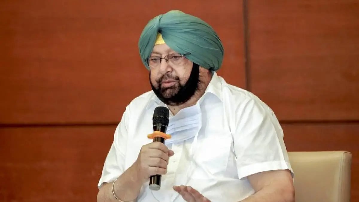 Former Punjab CM Amarinder Singh held Gandhis responsible for Congress rout in Punjab.(File photo)