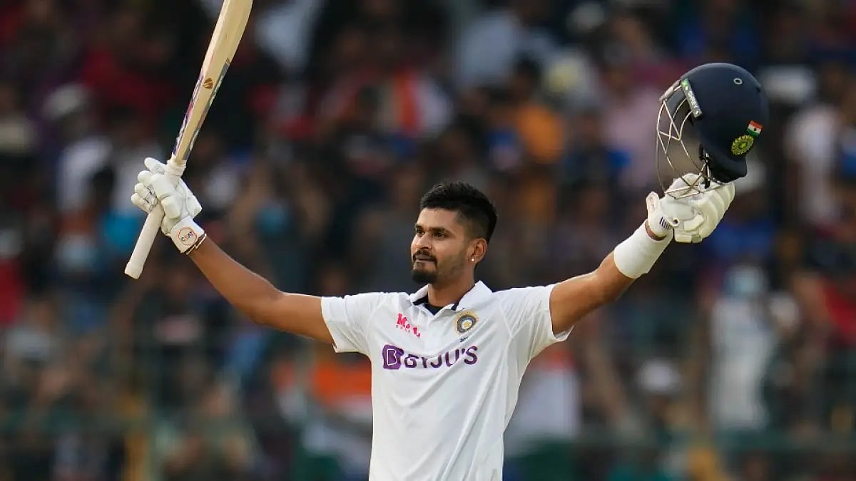 Shreyas Iyer scored fifties in both innings of the second Test against Sri Lanka in Bengaluru.  - File
