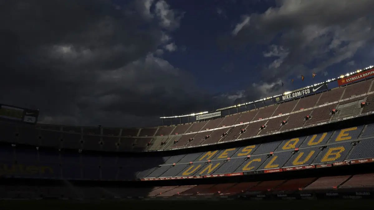 Barcelona did not say when the title rights for the stadium will end.