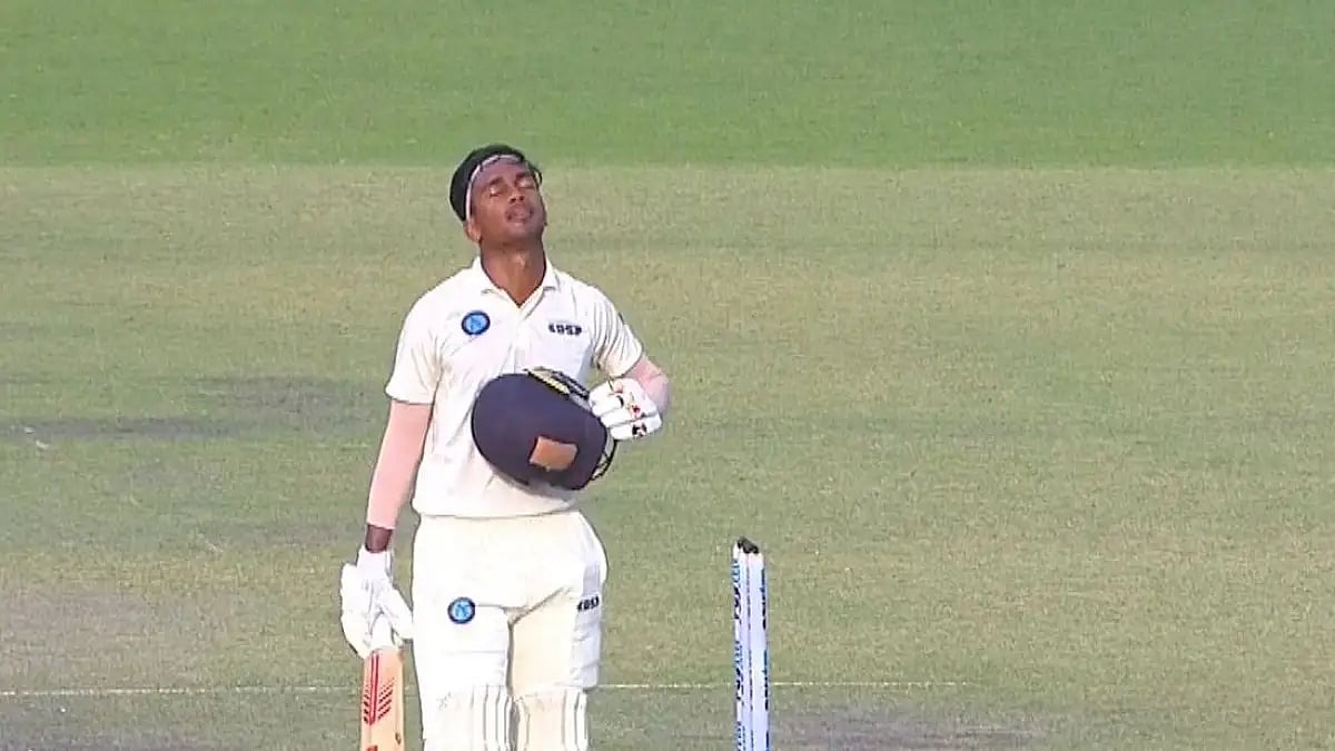 Kumar Kushagra was named the Player of the Match in Ranji Trophy pre-quarterfinal vs Nagaland.