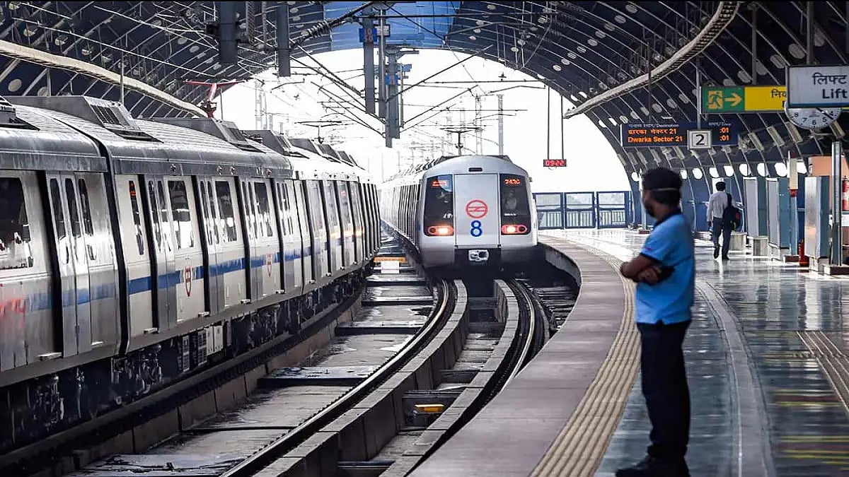 Delhi Metro services were disrupted, on 17th March 2022, due to a technical (Representational image)