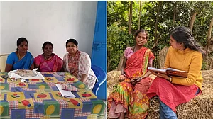 Behan Box's Bhanupriya Rao (Photo 1, right) reporting in Tamil Nadu, Independent journalist Neetu Si