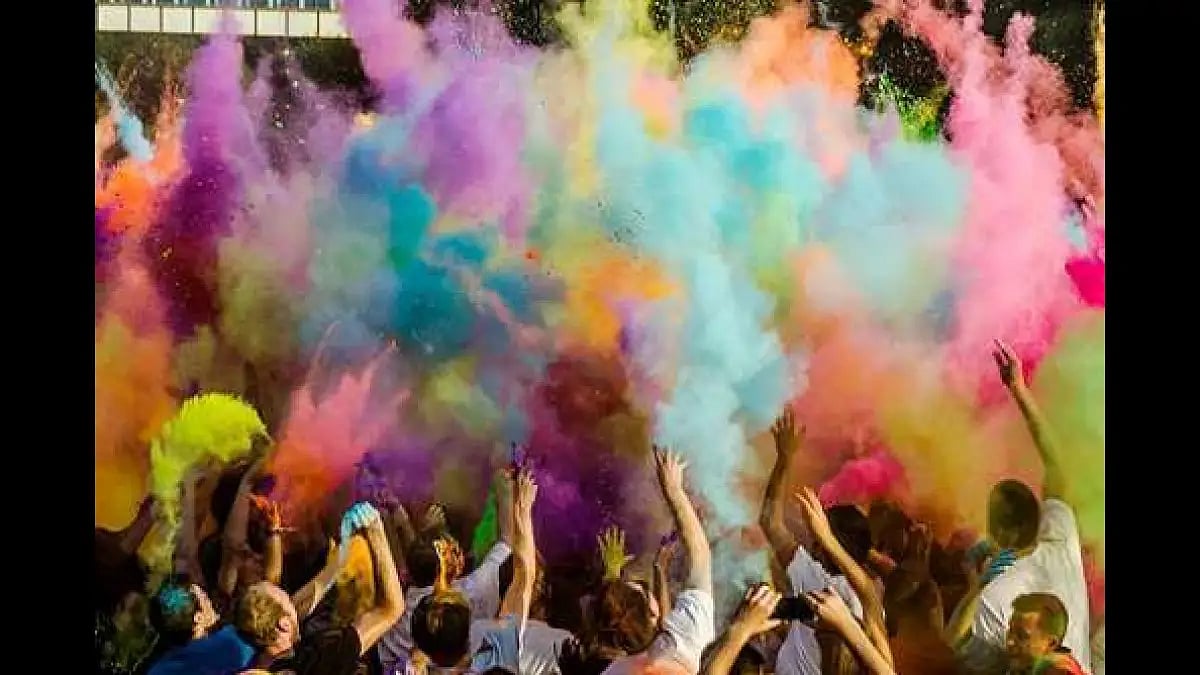 Holi celebration in Goa, on 18th March 2022.(Representational image)