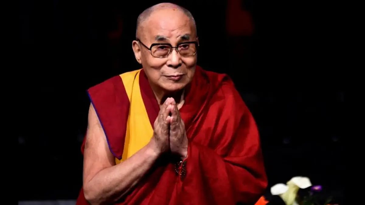 Dalai Lama makes first public appearance after 2 years, on 18th March 2022.(Representational image)