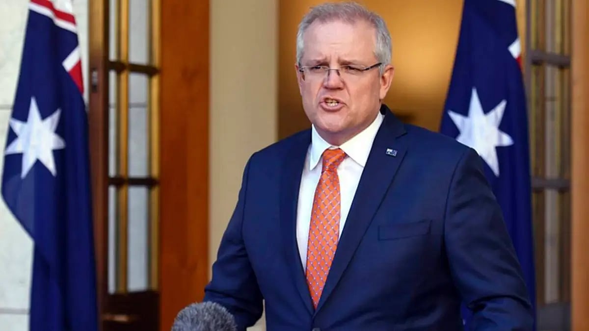Australian PM Scott Morrison commented on Ukraine war. (File photo)