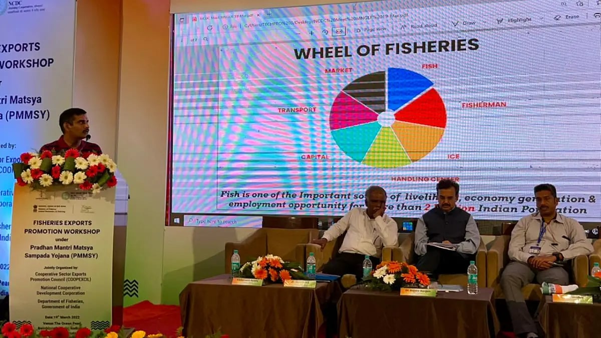   Fisheries Exports Promotion Workshop under PMMSY at Mangaluru, Karnataka.