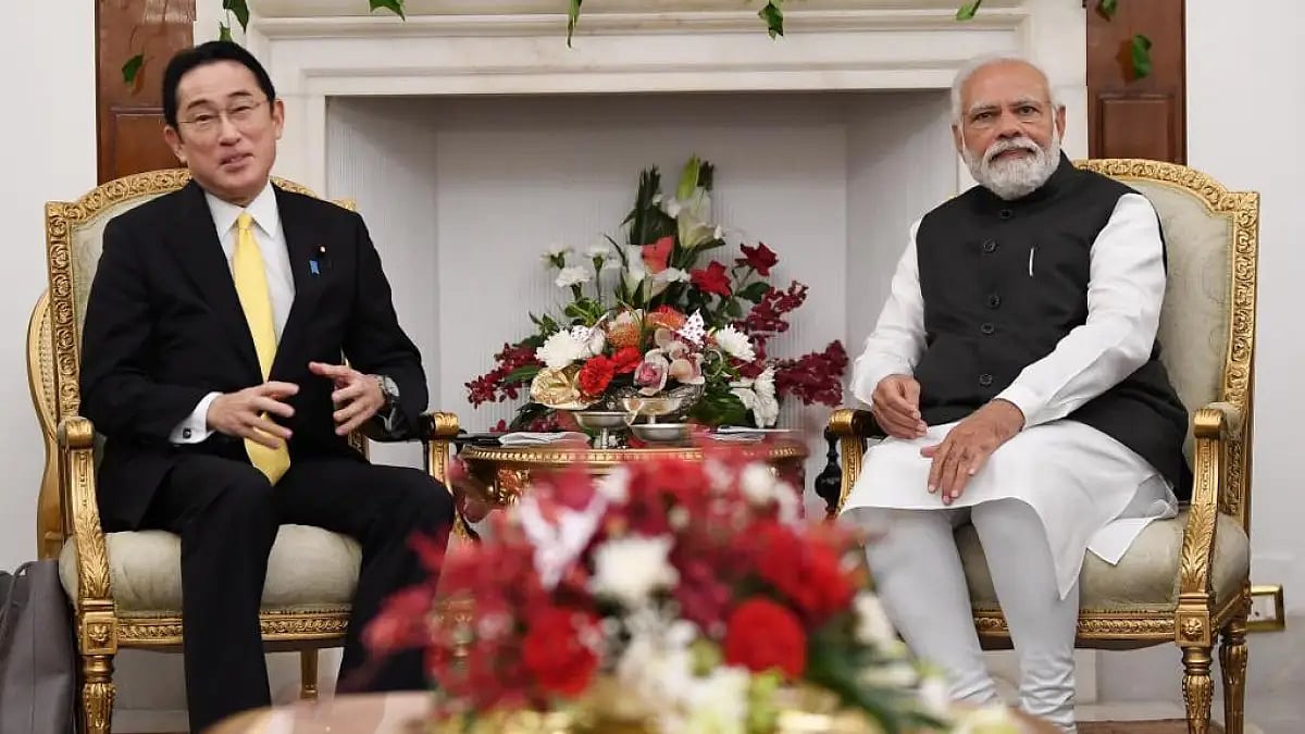 Japan's PM Kishida and India's PM Modi