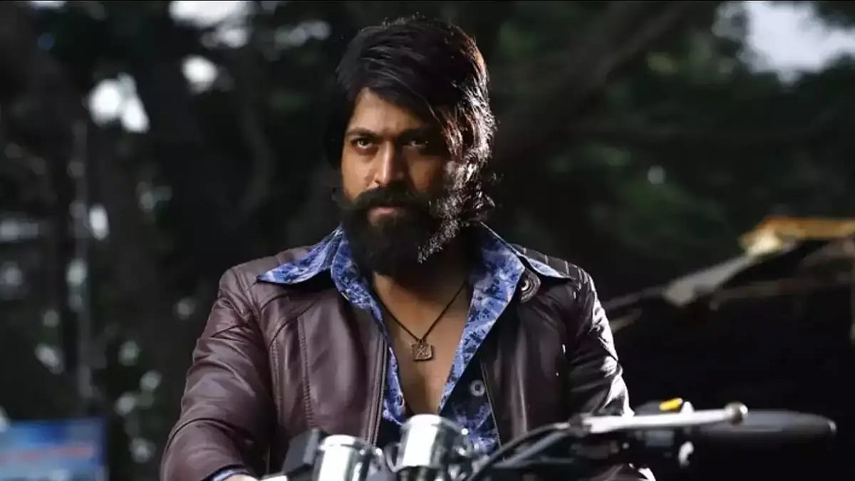 Actor Yash in the film 'KGF.'