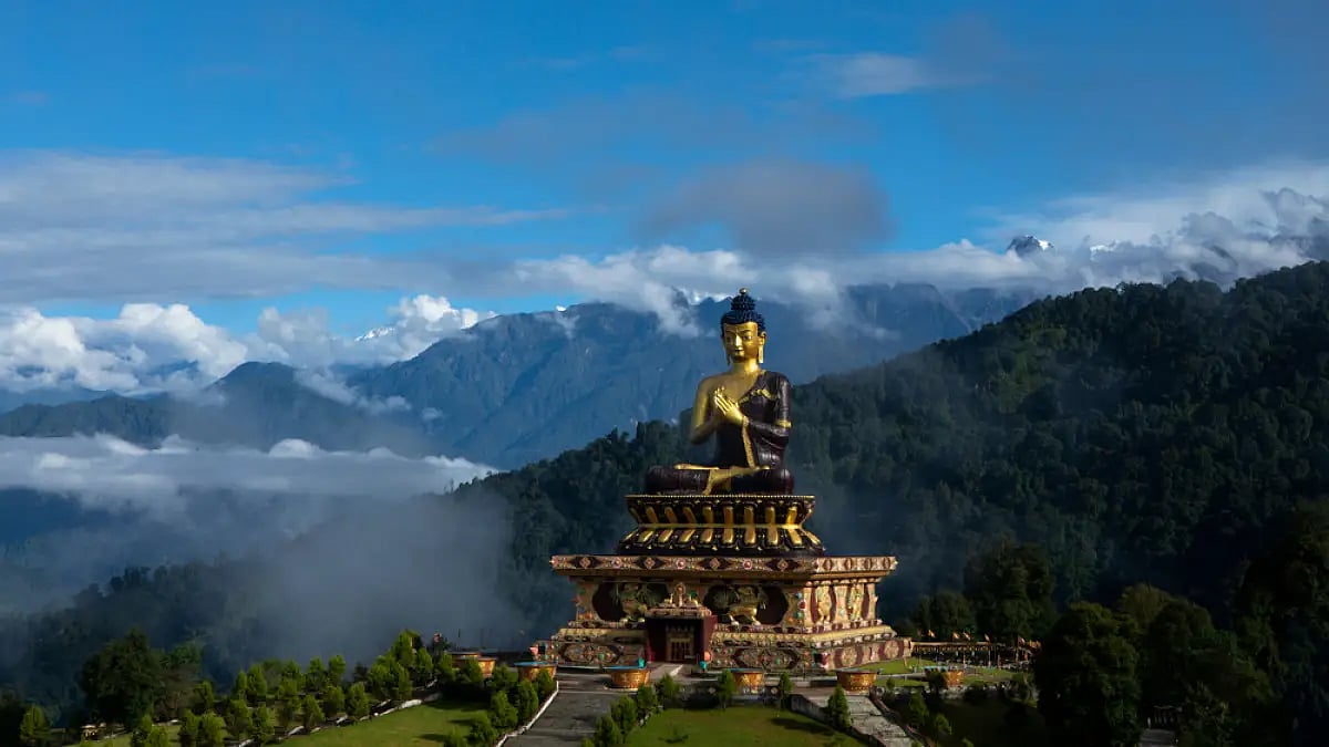 The Buddha Park in Ravangla in Sikkim