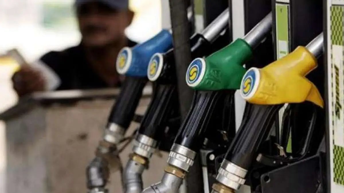 Representative image of a petrol pump