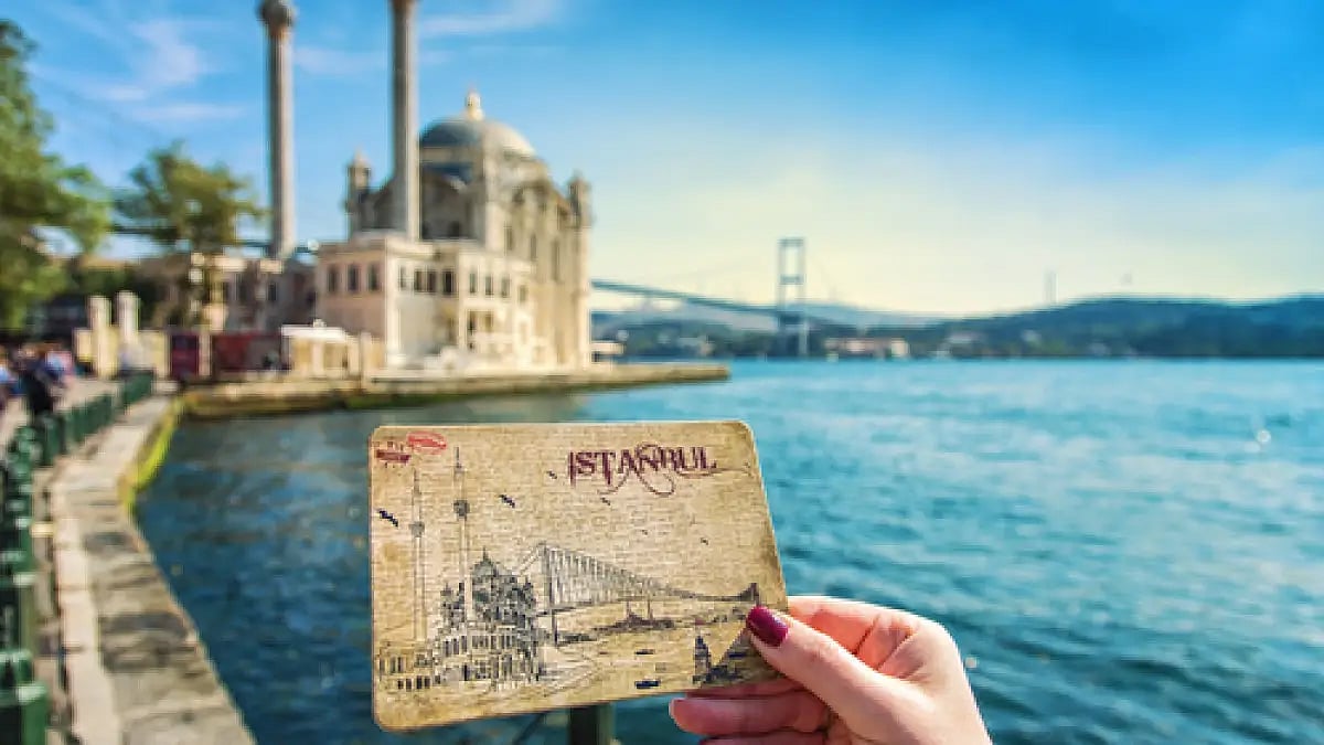 Postcard in Istanbul