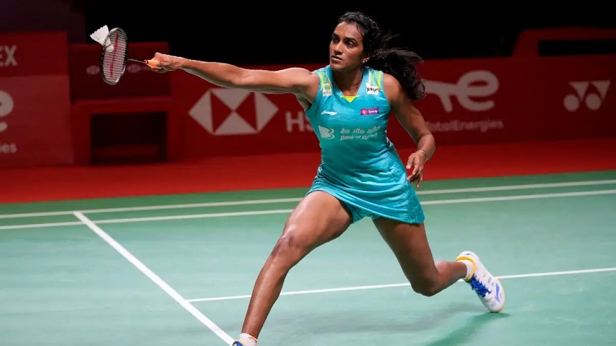 PV Sindhu defeated Michelle Li of Canada 21-10, 21-19 in 36 minutes at Swiss Open 2022 quarters.