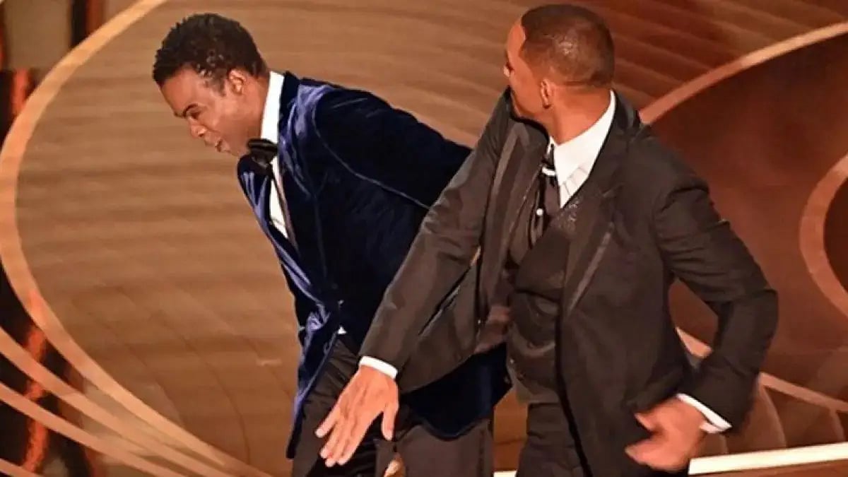 Will Smith Smacks Chris Rock On Stage