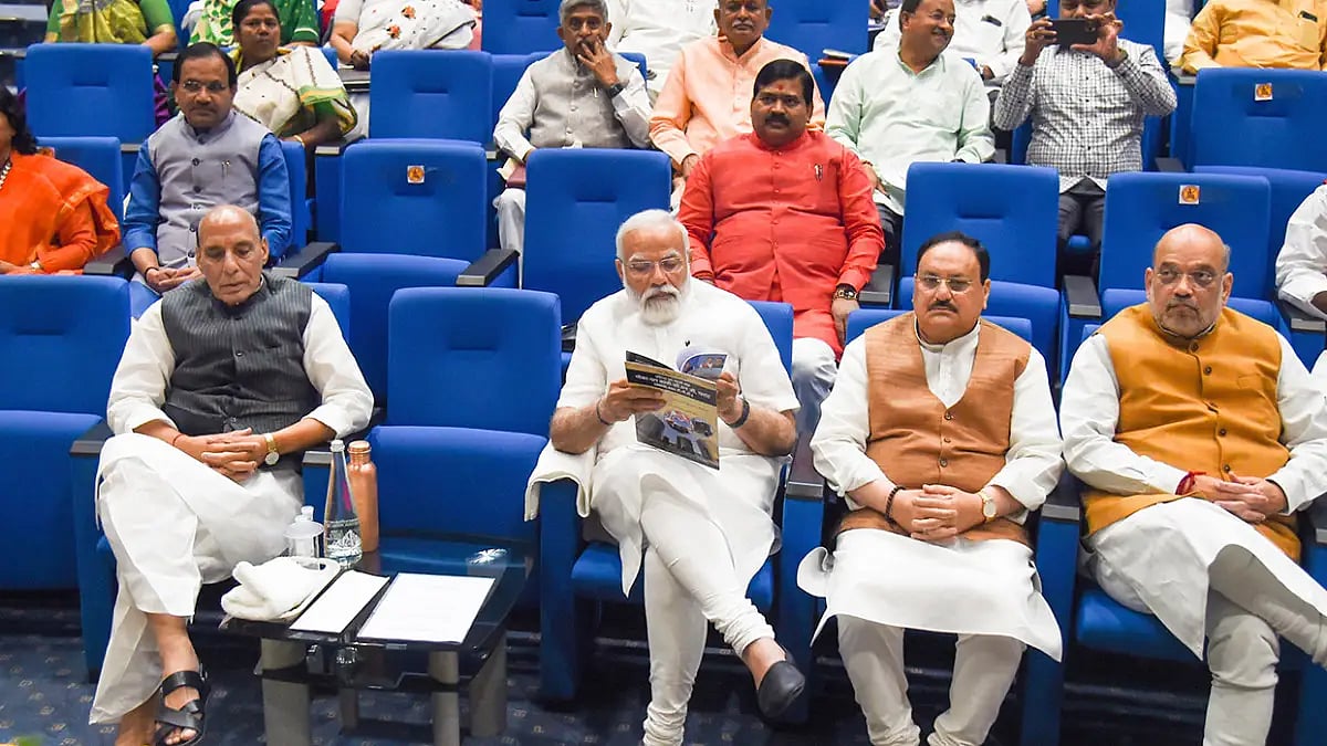 BJP wins 100 seat.
