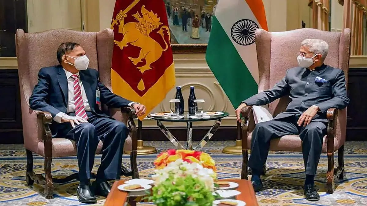 S Jaishankar and GL Peiris