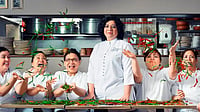 'At Darjeeling Express, We Honour The Stories And The Women Who Are Cooking' Asma Khan with her all-women staff at The Darjeeling Express in London