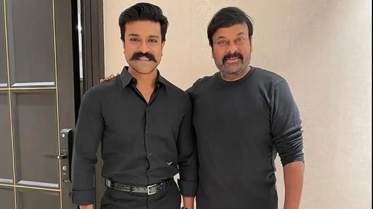 Chiranjeevi and Ram Charan