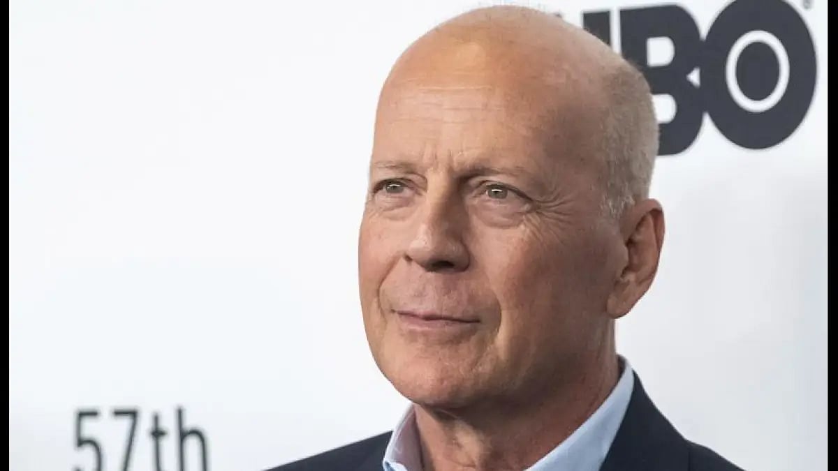 Bruce Willis attends a movie premiere in New York.