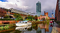 There's More To Manchester Than Just Football Beetham tower reflection in Rochdale canal, Manchester