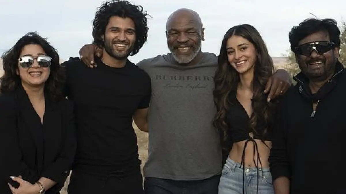 Vijay Deverakonda and boxing legend Mike Tyson will be seen together in 'Liger'