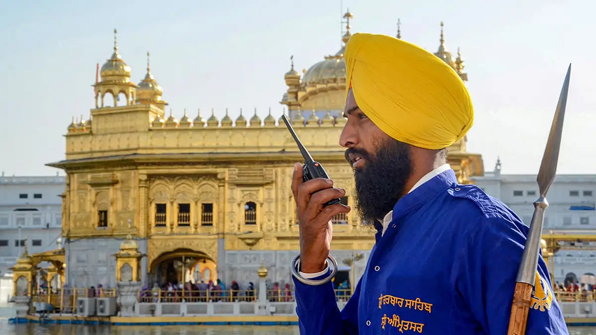 Security arrangements at Golden temple 