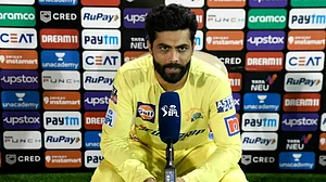 Chennai Super Kings captain Ravindra Jadeja speaks to the media after Punjab Kings loss in IPL 2022.