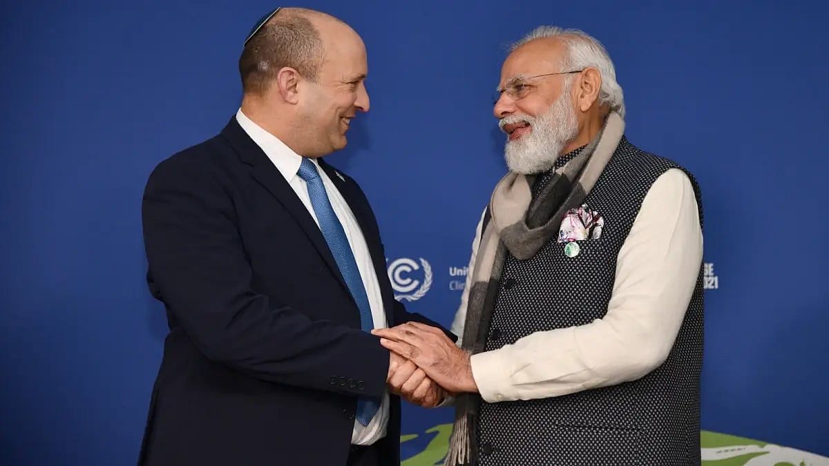 Naftali Bennet and Narendra Modi