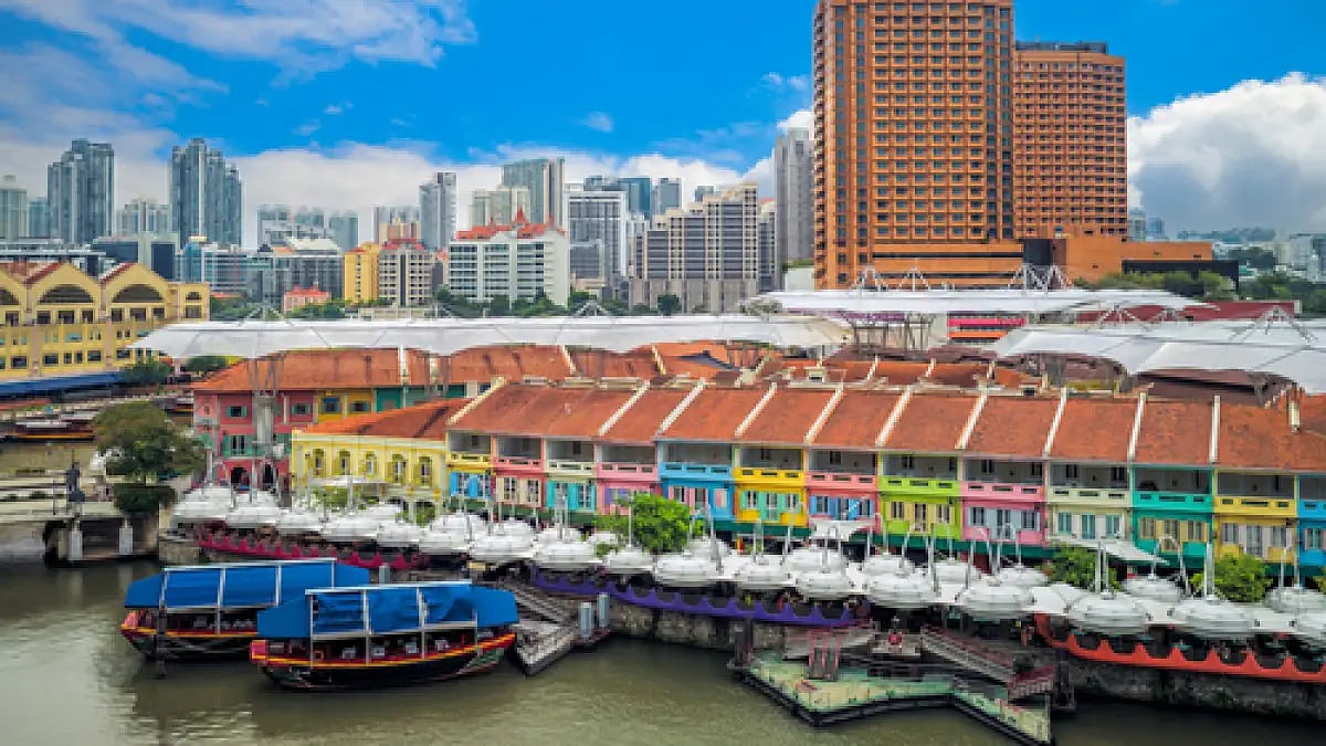 Clarke Quay at Singapore River Planning Area