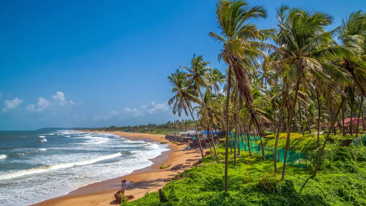 The mesmerising Goa coastline