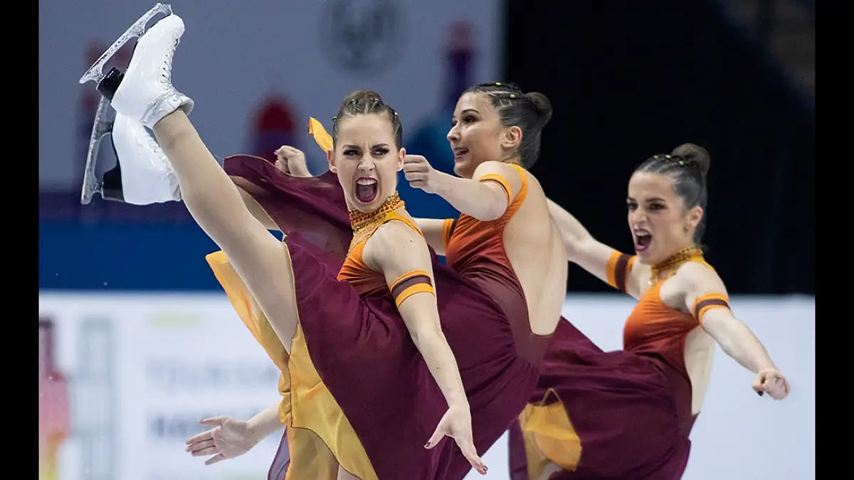 ISU World Synchronised Skating Championships 2022 - In Pics