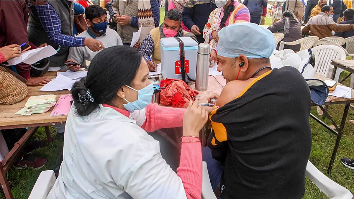 Representative image of Indian COVID-19 vaccination program