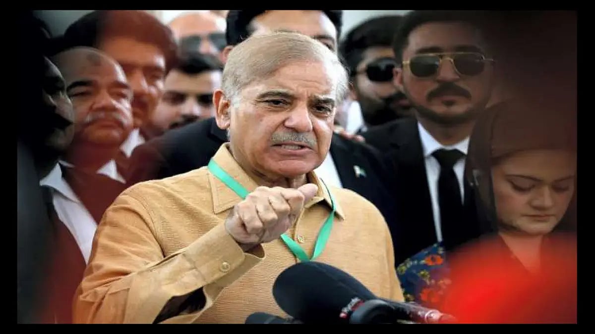 Pakistan’s newly-elected Prime Minister Shehbaz Sharif 