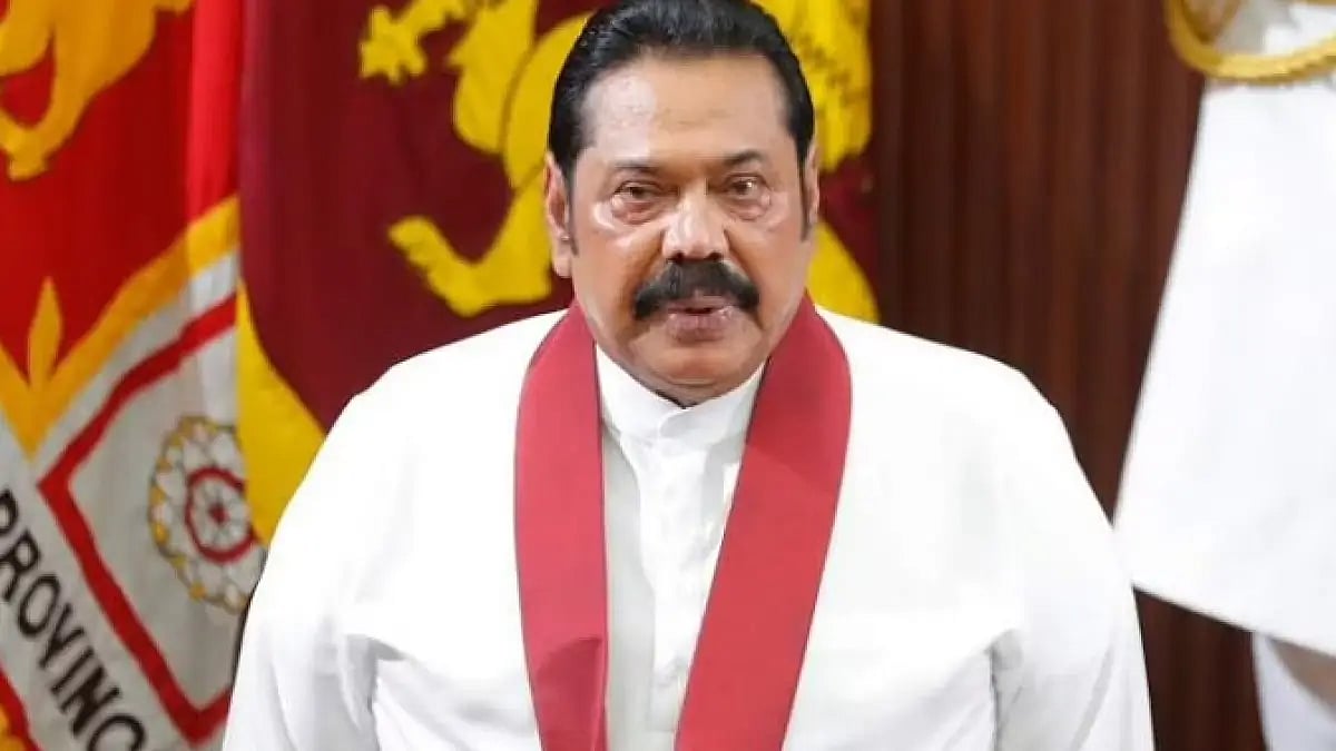 Sri Lankan PM Mahinda Rajapaksa