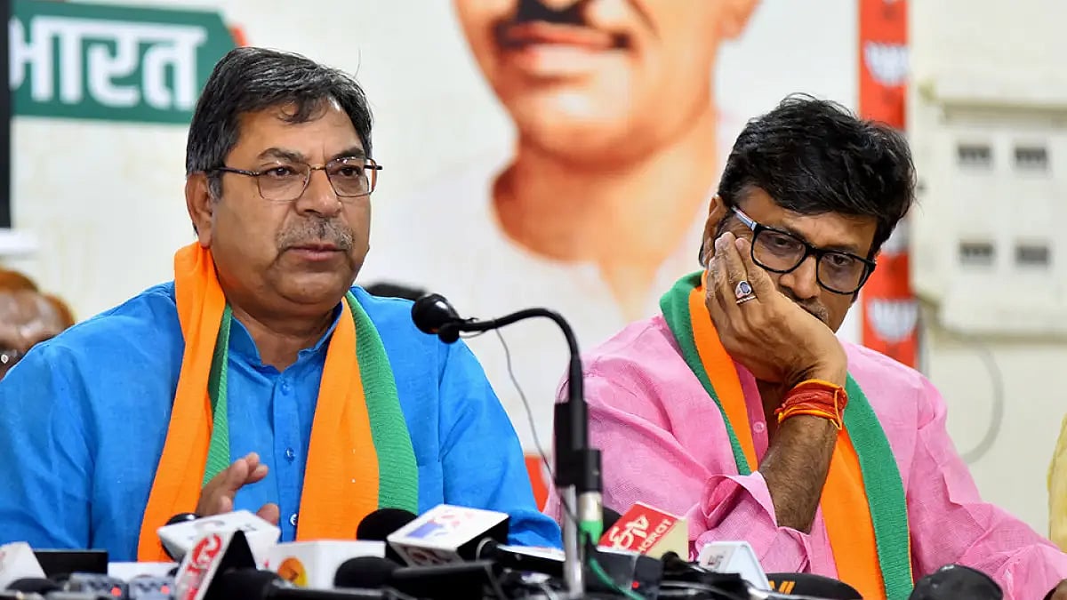 Satish Punia with Rajendra Rathore in Jaipur