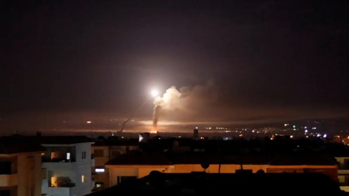 Israel attacks Syria.