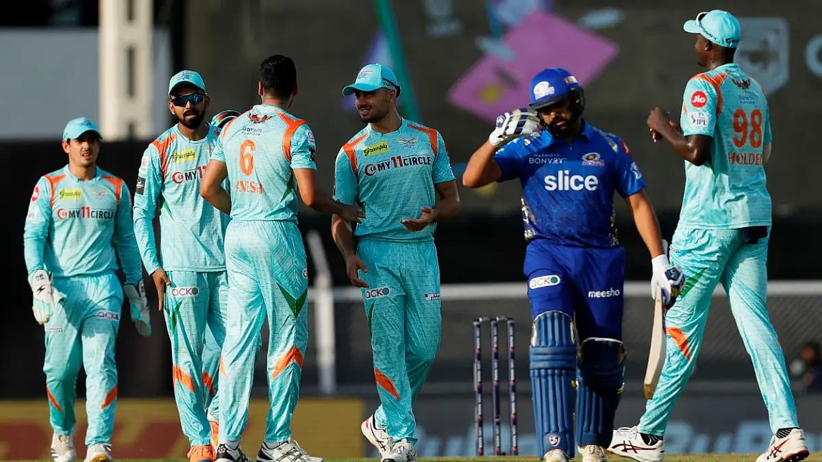 Rohit Sharma has scored only 114 runs with a highest score of 41 across six games in IPL 2022.