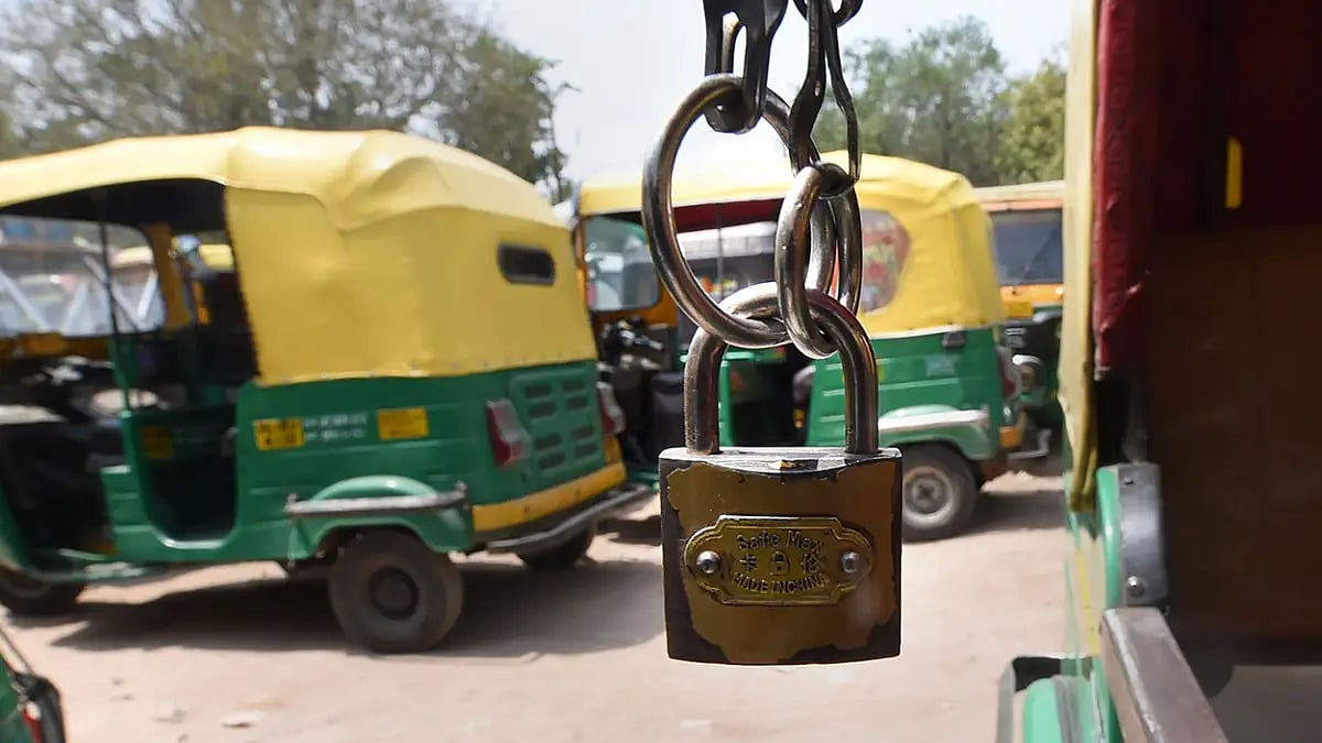 Auto, Taxi Union Strike In Delhi