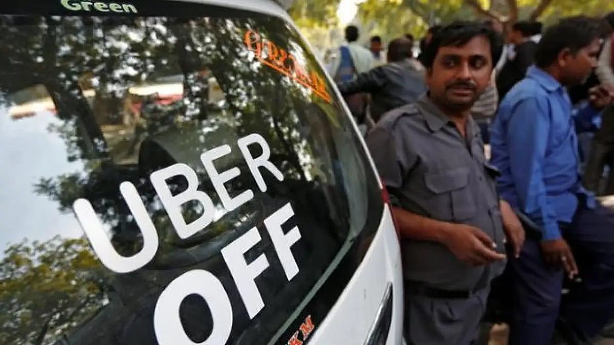 Uber strike in Delhi 