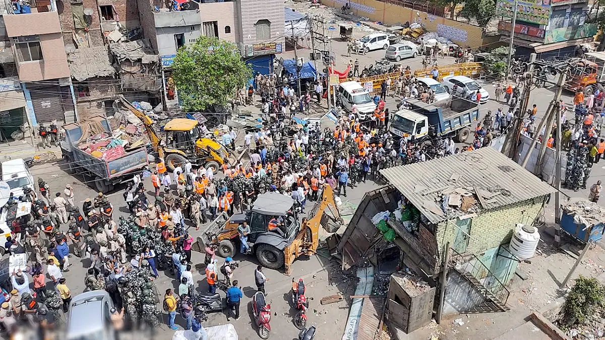 Jahangirpuri Demolition Drive Against Illegal Rohingyas And Bangladeshis Has Made AAP Nervous: BJP (representational image) - file pic 