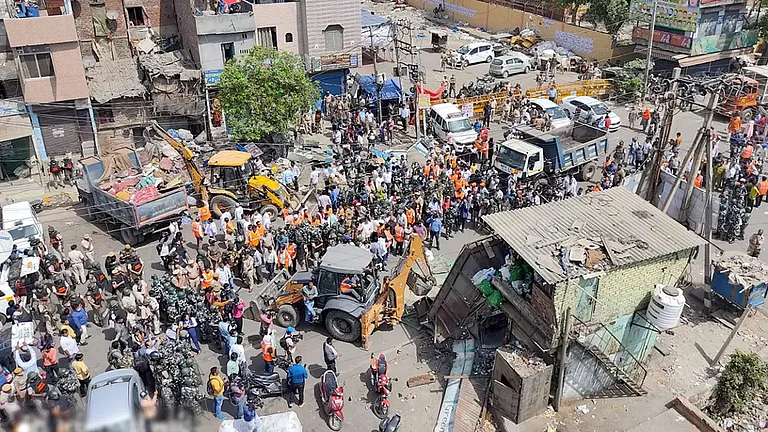 Jahangirpuri Demolition Drive Against Illegal Rohingyas And Bangladeshis Has Made AAP Nervous: BJP (representational image) - file pic