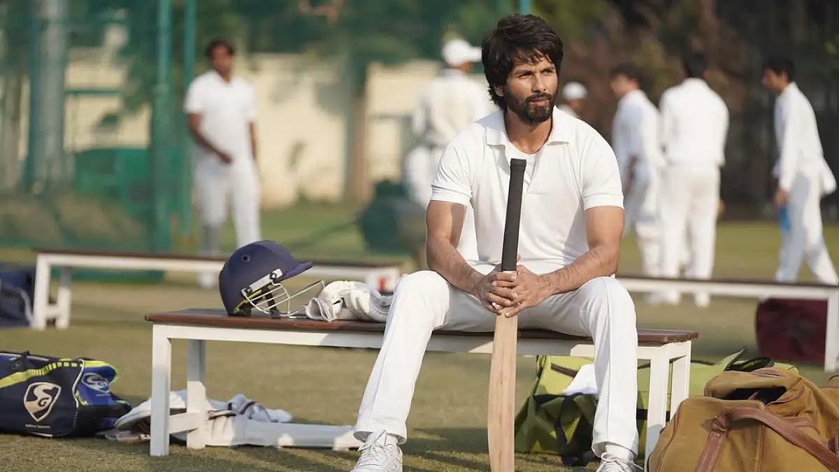 Actor Shahid Kapoor in the film 'Jersey'
