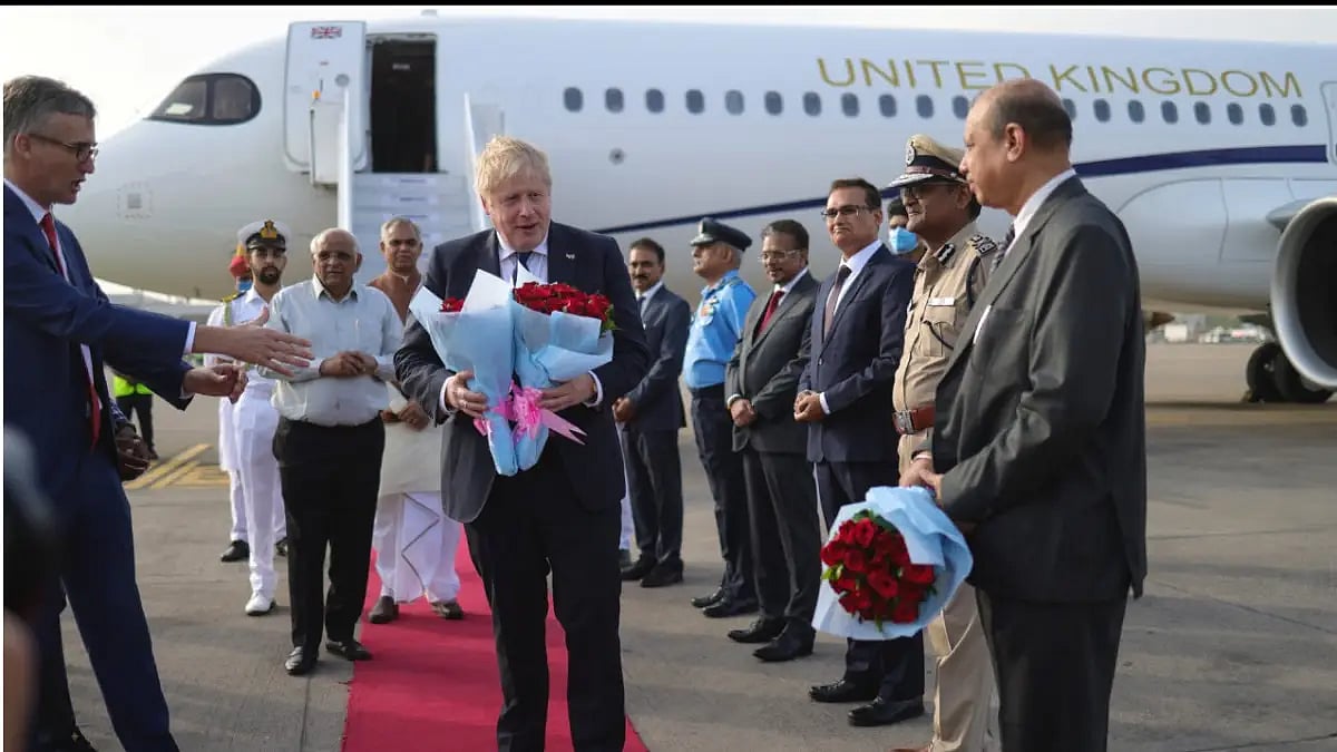 Boris Johnson in India 