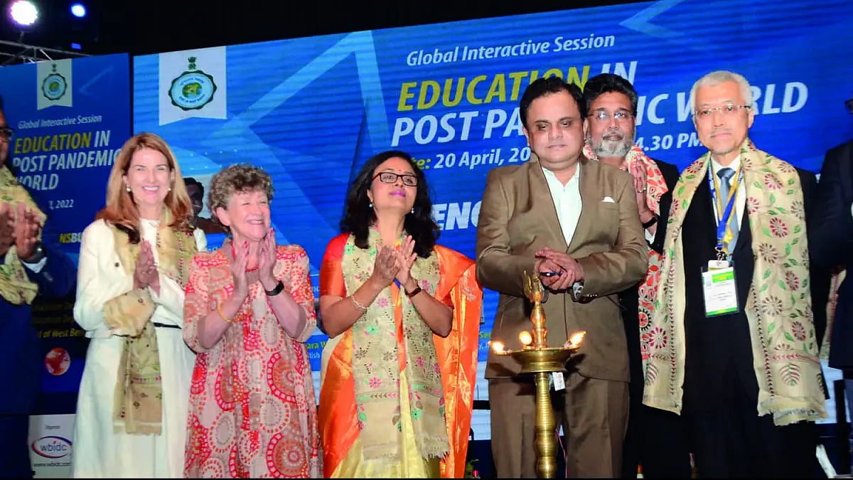 Education Minister Bratya Basu at Bengal Global Business Summit 