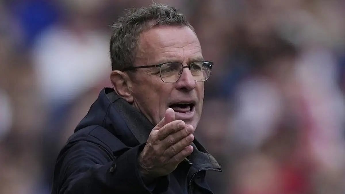 Ralf Rangnick is the interim manager of Manchester United since late November. - null