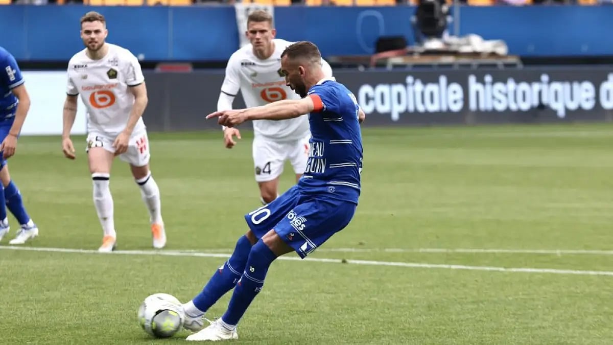 Troyes’ captain Tardieu Florian scored in the 43rd and 83rd minute against Lille on Sunday.