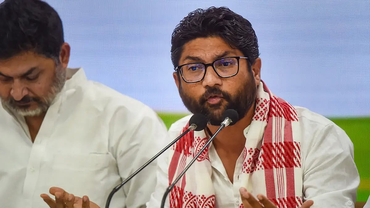 Jignesh Mevani addresses press conference 
